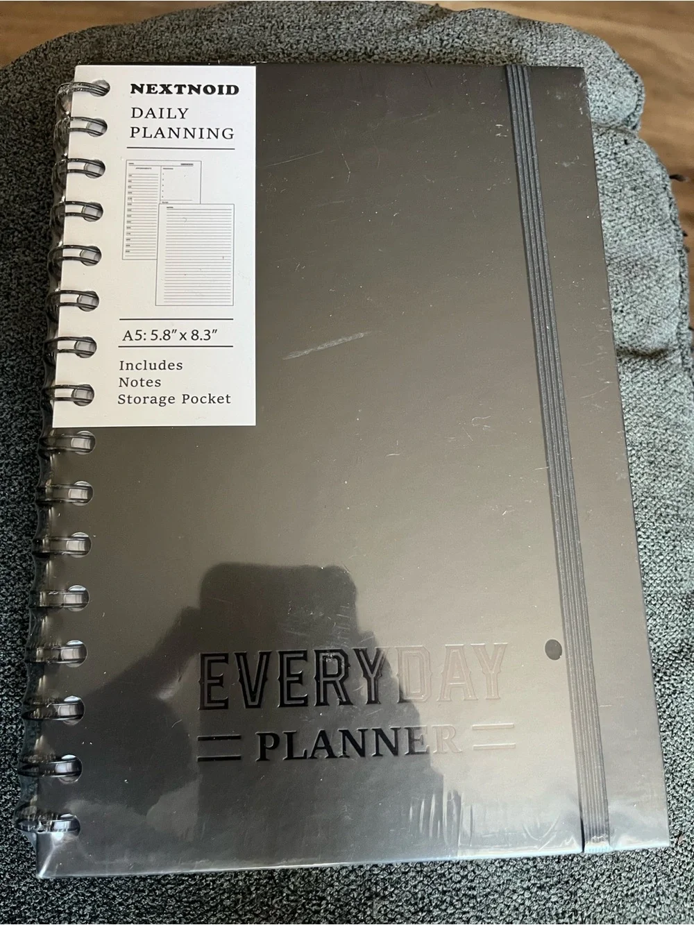 NEXTNOID Everyday Daily Planning Notebook - Black